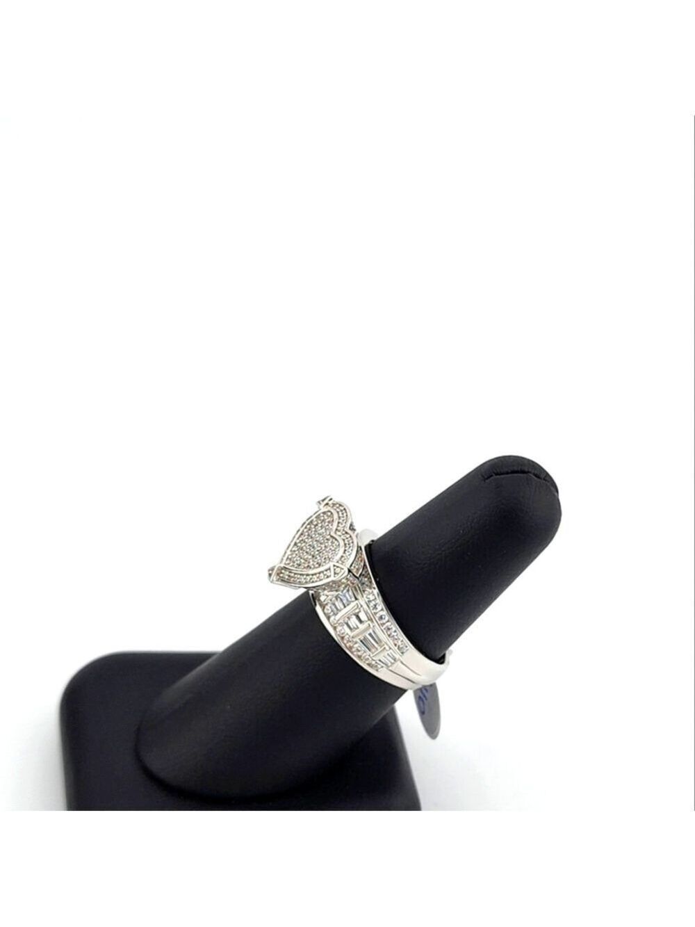 Sterling Silver 925 Heart Design CZ Ring – Brand New - Picture 10 of 15